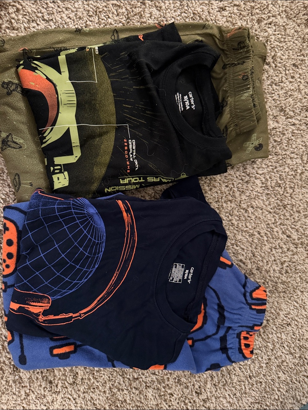 Carters 10/10 Boys PJs Bundle